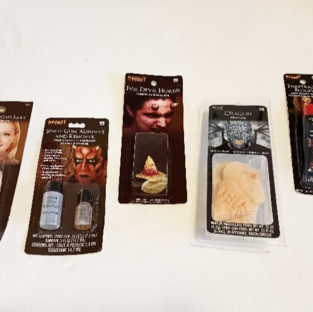 Halloween makeup fx horns elf devil dragon blood